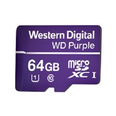 Cartão de Memória para CFTV Micro SD 64GB Purple - Ref. 4600145 - WESTERN DIGITAL