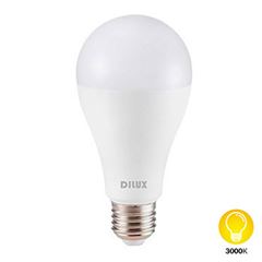 Lâmpada LED Bulbo 7W A55 E27 Bivolt 3000K Branco Quente - Ref. DI73643 - DILUX