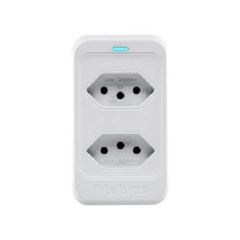 Plug de Proteção Elétrica 2P+T 10A EPS 302 Branco - Ref.4824504 -  INTELBRAS