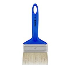 Trincha Média 4 Polegadas Verniz e Stain 728 Filamento Sintético Branco - Ref. 60728016 - PINCÉIS TIGRE