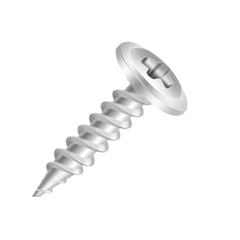 Parafuso Flangeado Phillips Ponta Agulha Rosca Inteira 4,2X13mm Zincado Branco - Ref.21556301X - CISER