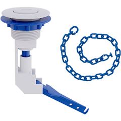 Botão de Acionamento Superior em Abs para Caixa Acoplada Branco BLUKIT / REF. 340256