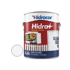 Tinta Esmalte Sintético 3,6L Hidra+ Branco Neve - Ref.609200249R - HIDRACOR