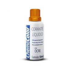 Corante Líquido 50ml  Ocre - Ref. 0680472 - CHEMICOLOR 