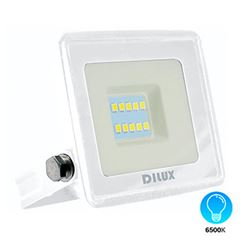 Refletor Led de Alumínio Ultra Slim 20W Bivolt 6500k Branco DILUX / REF. DI84007