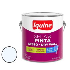 Tinta Sela e Pinta Gesso Dry Wall 3,6 Litros Branco Neve IQUINE/Ref.: 366300201