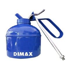 Almotolia em Aço 500ml Bico Rígido Azul - Ref. DMX83499 - DIMAX