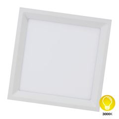Painel LED 10W de Embutir Quadrado Deep 3000k Branco DILUX / REF. DI88371