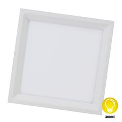 Painel LED 15W de Embutir Quadrado Deep 3000k Branco DILUX / REF. DI88388