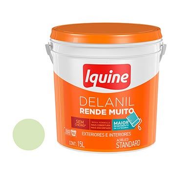 Tinta Acrílica Fosca Delanil Rende Muito Palha 15L IQUINE / REF ...