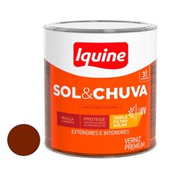 Verniz Acrílico Alto-Brilho 900ml Sol e Chuva Imbuia IQUINE / REF. 66105504