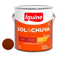 Verniz Acrílico Alto-Brilho 3,6L Sol e Chuva Imbuia IQUINE / REF. 66105501