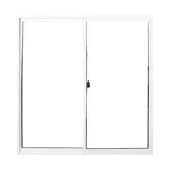 Janela de Alumínio 100x80 com 2 Folhas Vidro Liso JCHBCL009 Branca - Ref. HOB033004 - QUALITY