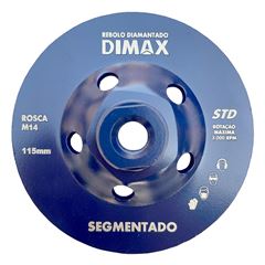Rebolo Diamantado 115mm Segmentado DIMAX / REF. DMX87367