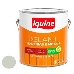 Tinta Esmalte Brilhante Delanil Madeiras e Metais 3L Branco Gelo IQUINE / REF. 195200382
