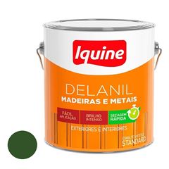 Tinta Esmalte Sintético Alto Brilho Delanil Madeiras e Metais 3L Verde Folha IQUINE / REF. 195203482