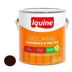 Tinta Esmalte Sintético Alto Brilho Delanil Madeiras e Metais 3L Vermelho Vinho IQUINE / REF. 195204682