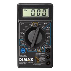Multímetro Digital 1000v 10A à Bateria 9v DIMAX / REF. DMX89699