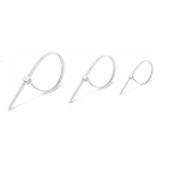Abraçadeira de Nylon 100x2,5mm 100 Peças Branco DILUX / REF. DI89439