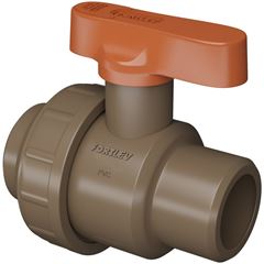 Registro Esfera de Soldável PVC 32mm com União Marrom FORTLEV / REF. 10350321