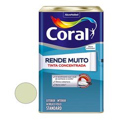 Tinta Acrílica Fosca Rende Muito 16L Capim Limão CORAL / REF. 5764543