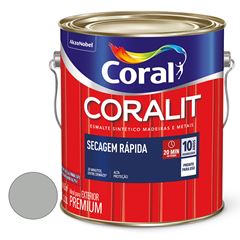 Tinta Esmalte Brilhante 3,0L Coralit Secagem Rápida Platina CORAL / REF. 5771732