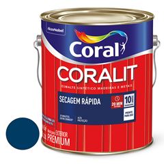 Tinta Esmalte Brilhante 3,0L Coralit Secagem Rápida Azul Del Rey CORAL / REF. 5771511