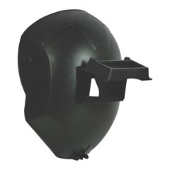 Máscara de Solda em Polipropileno com Visor Articulado e Carneira com Catraca Preta PLASTCOR / REF. 700.00401