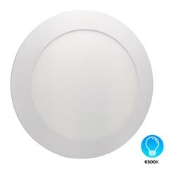 Painel LED 12W ABS de Embutir Bivolt Redondo 6500k Branco DILUX / REF. DI93290