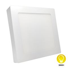 Painel LED 12W de Sobrepor Bivolt Quadrado 3000k Branco DILUX / REF. DI93344