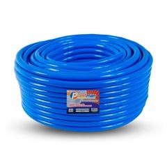 Mangueira para Jardinagem em PVC Dupla Camada 1x2,0mm 50m Multiuso Azul PLASTMAN / REF. 9713