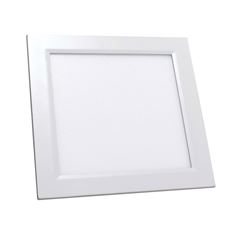 Painel em ABS  LED 18W  Quadrado de Embutir 3000K Bivolt Branco DILUX / REF. DI96703
