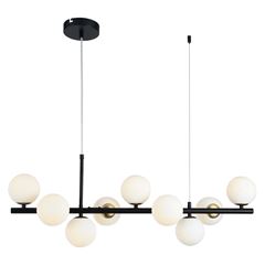 Pendente de Alumínio e Vidro 30W Bivolt 9XG9 Lynx Preto DILUX / REF. DI95966