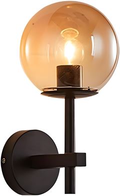 Arandela em Alumínio 40W Bivolt E27 Sirius Preto DILUX / REF. DI95997