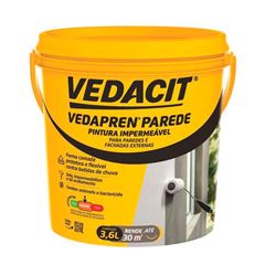 Impermeabilizante Acrílico 3,6kg Vedapren Parede Branco VEDACIT / REF. 121864