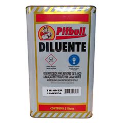 Thinner de Limpeza Pitbull 5L NATRIELLI / REF. THPT0504