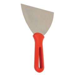 Espátula em Aço Flexível 12cm com Cabo Plástico Vermelho PINCEIS ROMA / REF. 2020 12