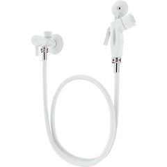 Kit Ducha Higiênica Manual em ABS 1,20m Branco BLUKIT / REF. 221204-21