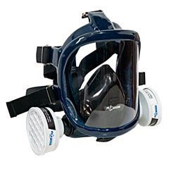Máscara Facial Panorâmica em PVC para 2 Filtros Azul PLASTCOR / REF. 700.30059