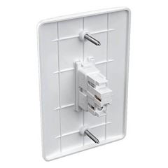 Interruptor Paralelo 4x2 Soft 10A/250VCA com Placa Facilit Branco MECTRONIC / REF. 21056