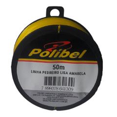 Linha de Pedreiro em Polietileno Liso 0,80x50m Amarelo POLIBEL / REF. 1309