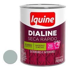 Tinta Esmalte Alto Brilho 750ml Dialine Seca Rápido Platina IQUINE / REF. 62200683