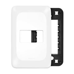 Placa 4x2 1 Postos Pop Branco PIAL / REF. LGP21