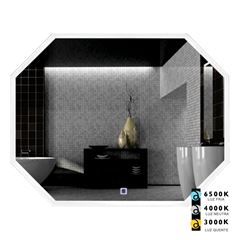 Espelho Led Slim 70x50cm Octagonal Carezza DESIGN DECOR / REF. DDC97663