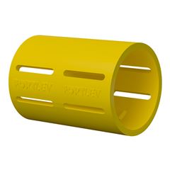 Luva de Pressão para Eletroduto Corrugado 25mm Amarelo FORTLEV / REF. 13530259