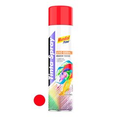 Tinta Spray Uso Geral 400ml Vermelho Brilhante MUNDIAL PRIME/ REF. AE01000096
