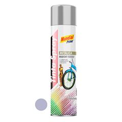 Tinta Spray Metálica 400ml Prata Brilhante MUNDIAL PRIME/ REF. AE01000093