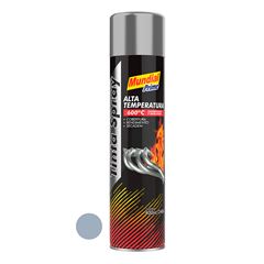Tinta Spray Alta temperatura 400ml Alumínio Brilhante MUNDIAL PRIME/ REF. AE01000098