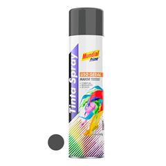 Tinta Spray Uso Geral 400ml Sub Grey Brilhante MUNDIAL PRIME/ REF. AE01000086