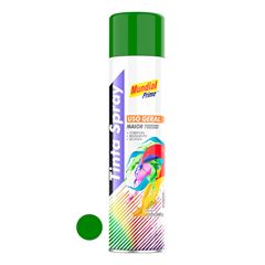 Tinta Spray Uso Geral 400ml Verde Escuro Brilhante MUNDIAL PRIME/ REF. AE01000070